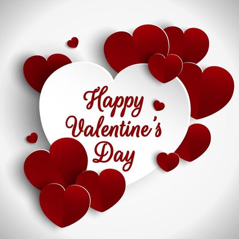 Valentines day background with cut paper heart Happy Valentines Day Family, Valentine Messages For Boyfriend, Happy Valentines Message, Citation Saint Valentin, Happy Valentines Day Pictures, Cinderella Characters, Valentine Week, Valentines Memes, Valentines Day Memes