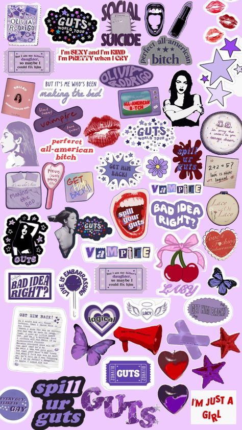 Posters Diy, Scrapbook Overlay, Girl Spa Party, Olivia + Core + Aesthetic, Getting Him Back, Visual Diary, + Core + Aesthetic, Art Inspiration Painting, New Sticker