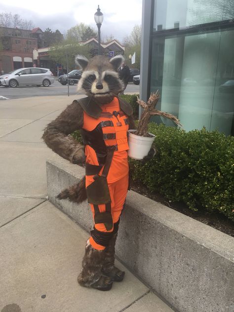 costume Rocket Racoon Costume, Racoon Costume, Rocket Costume, Raccoon Costume, Raccoon Halloween, Female Mask, Halloween Family, Rocket Raccoon, Halloween 2023