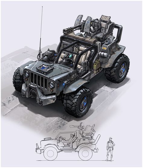 Jeep Concept, Mobil Futuristik, Concept Car Design, Army Vehicles, Triumph Motorcycles, Futuristic Cars, Car Drawings, Vehicle Design, Armored Vehicles