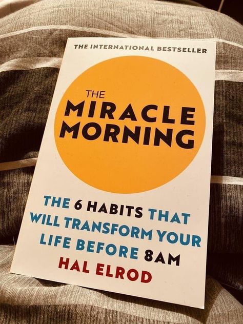 The Miracle Morning Book, Self Help Books Aesthetic, Miracle Morning Book, The Miracle Morning, Hal Elrod, Business Books Worth Reading, Empowering Books, Best Self Help Books, Healing Books