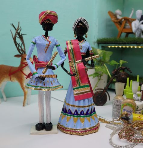 African Doll African Paper Dolls, Diy African Dolls, African Dolls Handmade, African Doll, Africa Style, African Dolls, Paper Mache Crafts, Doll Art, Doll Tutorial