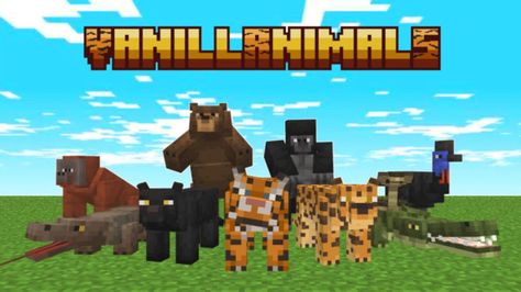 With VanillAnimals Addon (1.20), you can enjoy a range of animals in your Minecraft world. You can tame them, interact with them, ride them, store items on them, and have them defend you. Some animals are friendly, and some are hostile. you can download it at Modbem.com or visit the link above. #modbem #addon #minecraft #mcpe Minecraft Addons Bedrock, Minecraft Pe Mods, Better Minecraft Mod, Minecraft Addons, Minecraft Seeds Bedrock Edition 1.21, Minecraft 1.19.2 Mods, Minecraft Pe, Crocodiles, New Experience