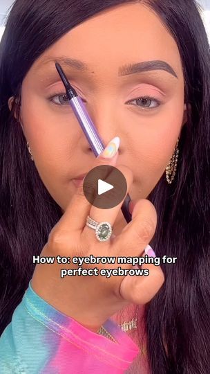 Fade Eyebrows, Latina Brows, Eyebrows Ideas, Perfect Eyebrows Tutorial, Brow Mapping, Perfect Eyebrow Shape, Eyebrow Makeup Tutorial, Eyebrow Hacks, Thick Eyebrows