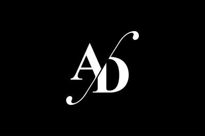 A And D Logo Design, Ad Tattoo Designs, A D Logo Design, Ad Monogram Logo, A And D Logo, Ad Logo Design Letters, Da Monogram, Ad Initials, Ad Logo Design