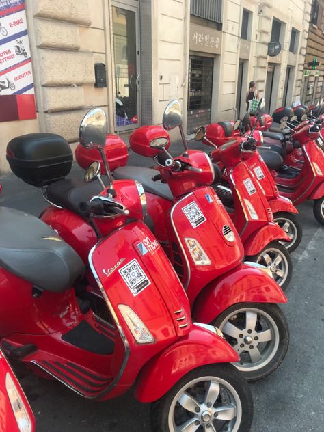 #rome Rome Vespa, Vespa Aesthetic, Bike Aesthetic, Rome, Bike, Holidays, Vehicles