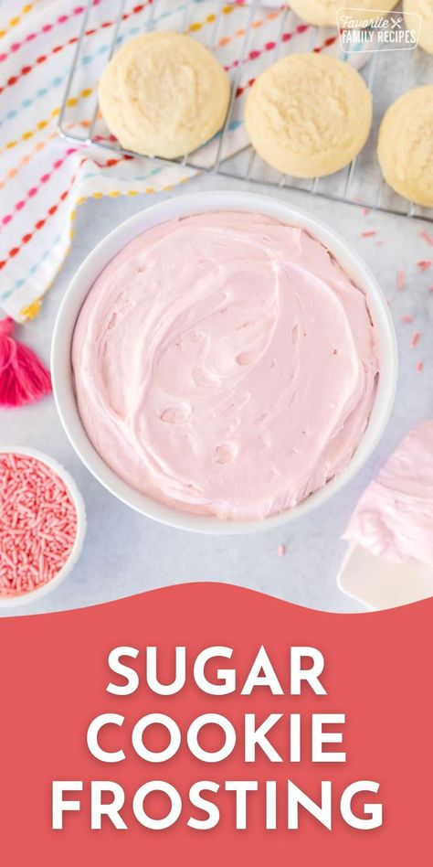 Sugar Cooking Frosting, Sugar Cookie Frosting Recipe Easy, Easy Cookie Frosting Recipe, Icing Sugar Frosting, Buttercream Frosting For Sugar Cookies, Frosted Sugar Cookie Recipe, Icing Sugar Glaze, Frosting For Sugar Cookies, Frosting For Cookies