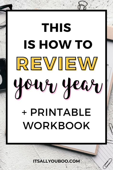 this is how to review your year + printable workbook Year Review Questions, End Of Year Reflection, Year End Review, Year End Reflection, End Of Year Review, Year Reflection, Year Review, Annual Review, Reflection Questions