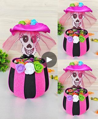 Halloween Crafts Decorations, Día De Muertos, Halloween 2, Ideas Halloween, Candy Bags, Dia De Muertos, Halloween Diy, Halloween Crafts, Decor Crafts