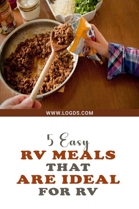 5 Easy RV Meals That Are Ideal For RV Easy Rv Meals, Rv Meals, Healhty Meals, Yellowstone Trip, Space Saving Kitchen, Meal Preparation, Rv Lifestyle, Food Guide, Food Preparation