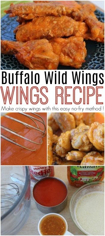 Make crispy wings with this easy no-fry method. Tastes just like the medium traditional wings at Buffalo Wild Wings! Buffalo Wild Wings Recipe, Copycat Buffalo Wild Wings, Buffalo Wild Wings Sauces, Buffalo Hot Wings, Hot Wing Recipe, Wing Sauce Recipes, Wings Recipe Buffalo, Chicken Wing Sauces, Crispy Wings