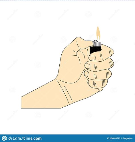 Lighter in a Hand Isolated on White Background Stock Illustration - Illustration of white, cigarette: 264883577 Lighter Illustration, Background Illustration, Lights Background, Stock Illustration, White Background, Stock Vector, Vector Illustration, White, Quick Saves