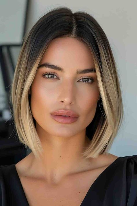 The Best Bob Haircuts & Hairstyles of 2024 Chin Length Bob With Money Piece, Short Hair Low Taper, Blonde Hair Shoulder Length, Fade Haircut Short, Hair Color Ideas Short Hair, Mid Length Bob, Short Blonde Bob, Best Curly Haircuts, Low Taper Fade Haircut