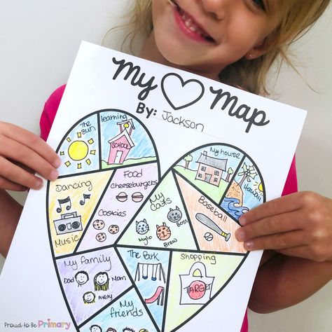 Teach children about emotions with activities to identify, express, and manage their feelings appropriately in school and the classroom using tools like an I feel chart for kids and a heart map. This is a powerful step towards self-regulation, self-control, and a positive mindset. #emotions #classroommanagement #teacherfreebie #socialresponsibility #socialemotionallearning Classroom Writing Center, Teaching Emotions, Fun Writing Activities, Writing Posters, Map Activities, Maps For Kids, Teaching Social Skills, Heart Map, Emotional Skills