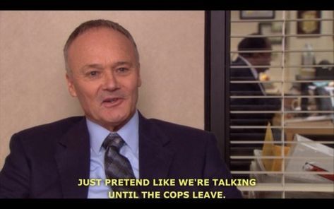 "In case you were wondering, my spirit animal is a duck billed platypus." Creed The Office, Creed Quotes, Creed Bratton, The Office Quotes, The Office Characters, The Office Show, Office Memes, Office Quotes, Dunder Mifflin