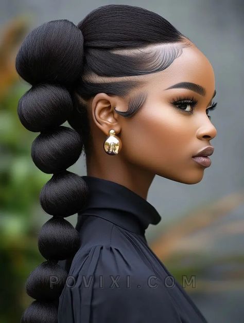 34 Simple Ponytail Hairstyles 2024 for Long and Short Hair: Cute and Easy Ideas Simple Ponytail Hairstyles, Faux Hawk Ponytail, Natural Hair Ponytail, Puff Ponytail, Knot Ponytail, Long And Short Hair, French Braid Ponytail, Hair Portfolio, Bubble Braid