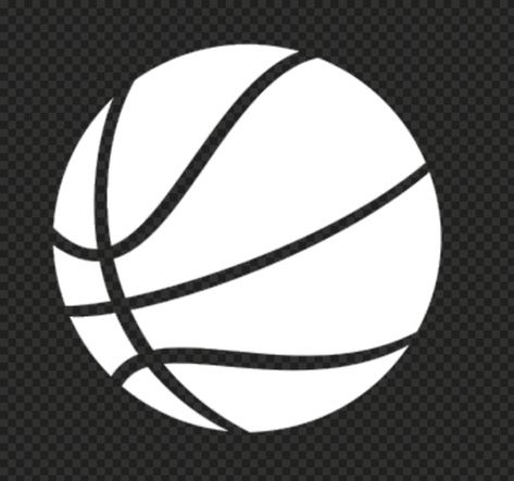 Nba Logo Black And White, Basketball Logo Template, Basketball Png, Basketball Sillouhette, Black Football Players, Basketball Clipart Black And White, Football Outline, Free Basketball, Rugby Ball