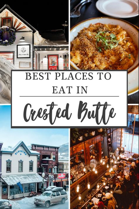 Where to eat in crested butte Colorado Crested Butte Colorado Skiing, Created Butte Colorado, Crested Butte Winter, Crested Butte Colorado Winter, Black Hawk Colorado, Ski Drawing, Gunnison Colorado, Asian Bistro, Mountain Trip