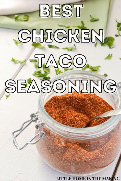 Chicken Taco Seasoning Crockpot, Taco Seasoning On Chicken, Chicken Taco Mix Recipe, Mexican Chicken Seasoning Recipes, Mexican Seasoning Recipe For Chicken, Healthy Taco Seasoning Recipe, Chicken Tacos Seasoning Recipe, Chicken Burrito Seasoning, Best Chicken Taco Seasoning