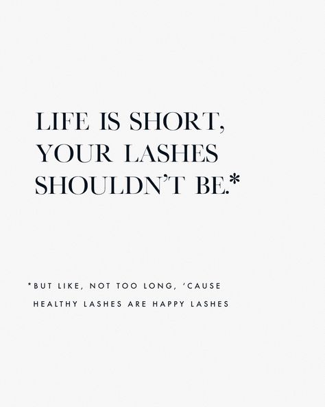 Quotes For Lashes, Lash Extension Quotes Funny, Lash Tech Quotes For Instagram, Lash Page Posts, Lash Extensions Content, Lash Instagram Post Ideas, Eyelash Extensions Quotes, Lash Lift Quotes, Lash Tech Posts