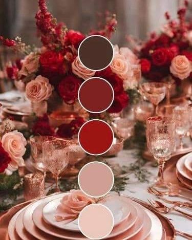 What are your wedding colours? 🌸💍 We've got the 2024 and 2025 wedding colour palettes ready for you, and the combinations this season are absolutely stunning! Take a peek and get inspired for your big day. 💐✨ #WeddingInspiration #ColourPalettes #BridalBeauty Coral And Burgundy, Burgundy Coral Wedding, Wedding Colour Palettes, Burgundy Color Scheme, Wedding Colours, 2025 Wedding, Wedding Colour, Colour Combos, Coral Wedding