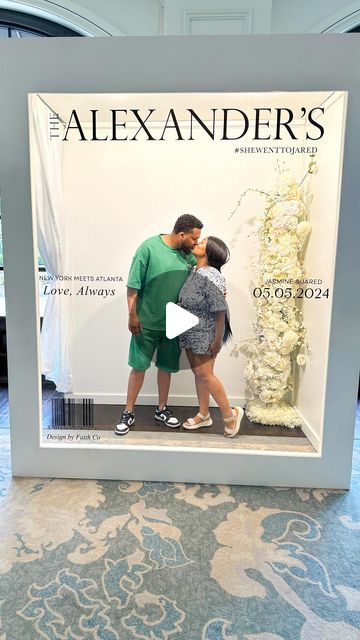 Atlanta Wedding & Event Acrylic Signage/Decor on Instagram: "We have ONE spot left for our discounted 8ft Magazine Photobooth Rental 📸! DM to claim it today! 🥳 Stay until the end for a surprise update on our family!👀✨ . . #magazinephotoshoot #magazinephoto #photobooth #magazinebox #magazineboxbooth #weddingphotos #weddingphotobooth #weddingphotobooths" Magazine Photo Booth, Photobooth Rental, Wedding Booth, Photobooth Backdrop, Acrylic Signage, Wedding 2025, 35th Anniversary, Photo Booth Backdrop, Atlanta Wedding