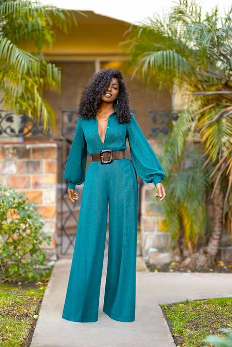 Palazzo Jumpsuit Styles, Jumpsuit Styles For Ladies, Jumpsuit Outfit Wedding, Gowns Designs, Classy Jumpsuit Outfits, Bohemian Maxi Dresses, Dress For Church, Jumpsuit Outfit Casual, Jumpsuit Styles