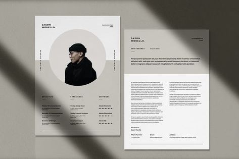 Cv Website, Minimal Resume Template, It Cv, Cv Inspiration, Graphic Design Cv, Mises En Page Design Graphique, Minimal Resume, Architecture Portfolio Design, Creative Cv