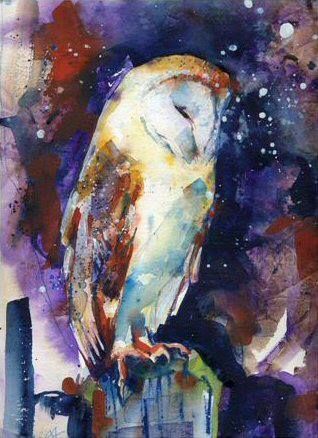 Watercolour Owl, Owl Art Print, Owl Artwork, Owl Wall Art, Original Paintings For Sale, Art Watercolour, Owl Wall, Owl Painting, Print Painting