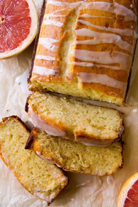 Grapefruit Greek Yogurt Cake Grapefruit Yogurt Cake, Protein Cake Recipe, Grapefruit Cake, Greek Yogurt Cake, Grapefruit Recipes, Easy Cakes To Make, Protein Cake, Sally's Baking, Yogurt Cake