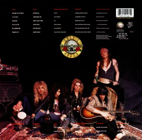 appetite for destruction album back cover - Picture and album that changed my life. 😝 Apetite For Destruction, Sweet Child O' Mine, Duff Mckagan, Youre Crazy, Axl Rose, Vinyl Record Album, Vintage Vinyl Records, Lp Albums, Cover Pics