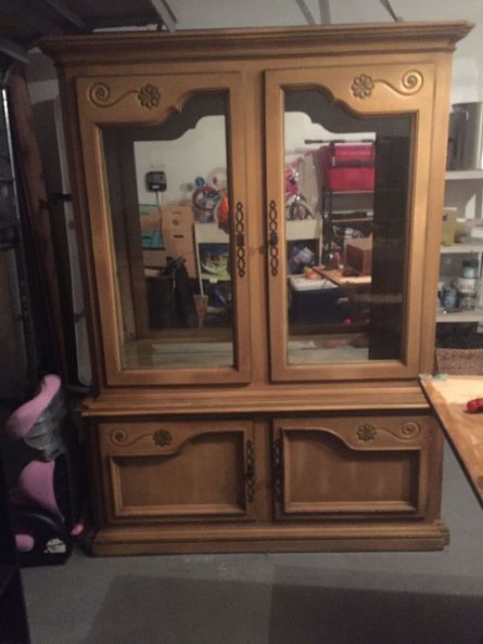 dining room china cabinet makeover, chalk paint, painted furniture Dining Room China Cabinet, Dining Room Hutch Makeover, Hutch Furniture, China Cabinet Makeover, Tv Center, Vintage Hutch, Beadboard Wallpaper, Yellow Dining Room, Hutch Makeover