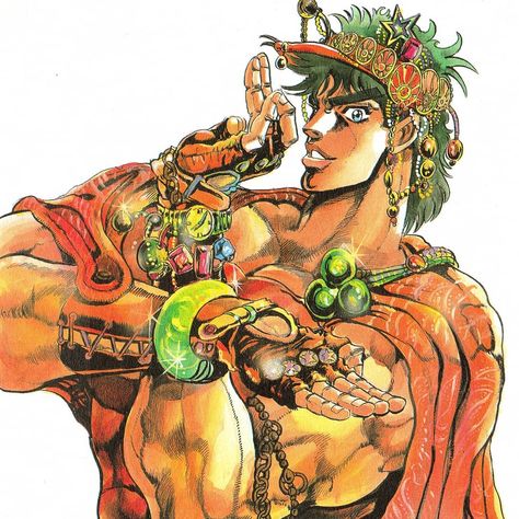 Araki's art on Instagram: “Joseph Joestar drawn by Araki in 1988 for the Weekly Shonen Jump. #jojo #jjba #JoJosBizarreAdventure #jojobizarreadventures…” Battle Tendency, Shonen Jump, Joseph Joestar, Weekly Shonen, Art