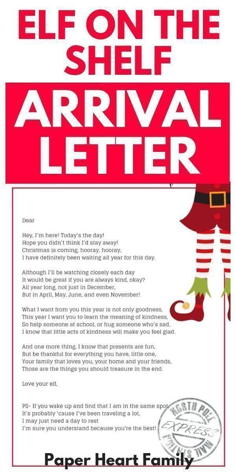 This is an Elf on the Shelf arrival letter that welcomes your elf back (or for the first time). It focuses not on gifts, but on being kind and thankful. Elf On Shelf Letter, Welcome Back Letter, Elf On The Shelves, Kindness Elves, Elf On The Shelf Arrival, Easy Elf On The Shelf, Hbd Quotes, Elf Letters, Elf Shelf