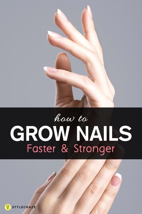 Grow Nails Faster And Stronger, Make Nails Stronger, Nails Grow Faster, Make Nails Grow, Nails Stronger, Do It Yourself Nails, Make Nails, Nail Growth Tips, Grow Nails Faster