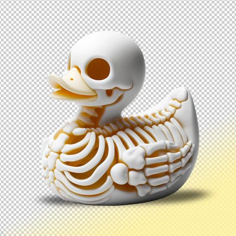 PSD psd white rubber duck skeleton on a ... | Premium Psd #Freepik #psd #duck #bathroom #toy #bath Rubber Duck Skeleton, Duck Skeleton Drawing, Rubber Duck Design Ideas, Funny Rubber Ducks, Cool Rubber Ducks, Halloween Rubber Duck, Rubber Duck Aesthetic, Rubber Duck Art, Duck Skeleton