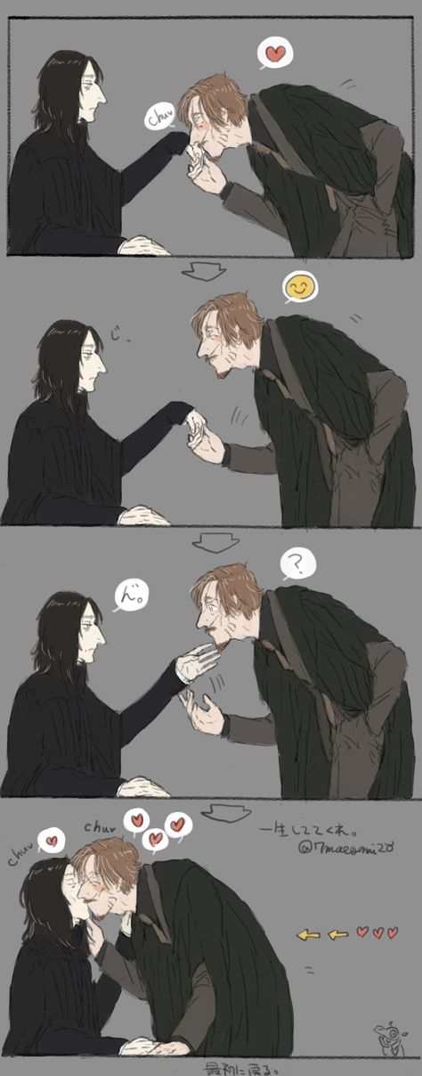 Remus Lupin And Severus Snape, Severus Snape And Remus Lupin, Snupin Harry Potter, Snape X Lupin Fanart, Remus And Severus, Severus Snape X Remus Lupin Fanart, Remus Lupin X Severus Snape, Harry Potter Harem, Bottom Severus Snape