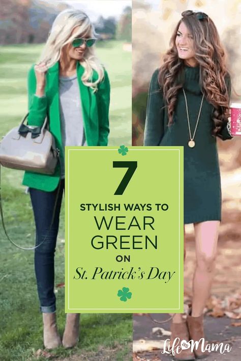 7 Ways To Wear Green On St. Patrick's Day St Pattys Outfit, St Patricks Outfit, St Pattys Day Outfit, Outfit Ideas 2024, Rehearsal Dinner Outfits, Business Professional Outfits, Summer Outfits 2024, St Patrick's Day Outfit, Saint Patties