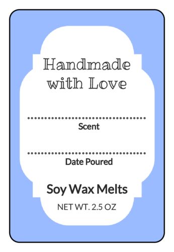 Printable template for wax melt sellers. Customize this template with your branding then write-in you scent and creation date! Wax Melt Labels, Wax Melts Packaging, Labels Printables Free Templates, Printable Label Templates, Free Label Templates, Candle Label Template, Packaging Template, Labels Printables Free, Tissue Paper Flowers