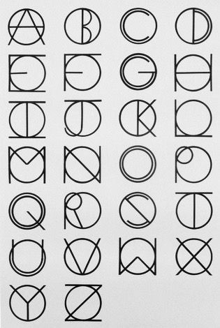 Circles O Typography, Alphabet Logo Design, Letras Cool, Typographie Logo, Squaring The Circle, Design Alphabet, Schrift Design, Circle Font, Graphisches Design