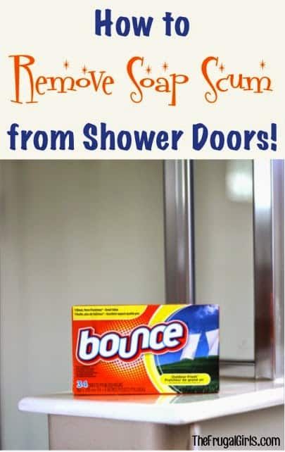 Clean Shower Doors, Clean Shower, Cleaning Painted Walls, Homemade Cleaners, Frugal Girls, Bathroom Cleaning Hacks, Deep Cleaning Tips, Household Cleaning Tips, Diy Cleaners