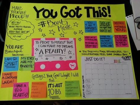 Becoming Fitness Ready- Danielle Rend: Bombshell / 21 DAY FIX Challenge Homework -- MOTIVATIONAL DREAM BOARD! Motivation Board Diy, Aquarius Goddess, Motivation Boards, Motivational Pics, 21 Day Fix Challenge, Fit Moms, Goal Board, Fitness Tracking, Mommy Workout