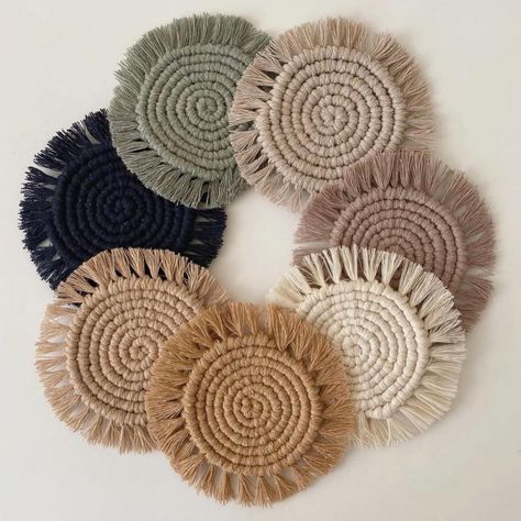 ✨ Elevate your table setting with our handcrafted macrame coasters! Perfect for adding a touch of boho chic to your home. 🌿 Whether it’s for your morning coffee or evening tea, these coasters are both stylish and functional. 💬 Tell us in the comments: What’s your favorite drink to enjoy at home? ☕🍵 . . . ✨ Welcome to our cozy corner! ✨ Get a sneak peek into our cute and small workspace where big ideas come to life. 🌱 📚 We love every inch of this creative haven, and we’re excited to share i... Macrame Coasters, Small Workspace, Macrame Home Decor, Big Ideas, Macrame Design, Evening Tea, Cozy Corner, Favorite Drinks, Sneak Peek