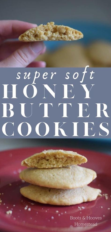 Honey Butter Cookies, Cookies Made With Honey Instead Of Sugar, Cookie No Butter, Sugarless Cookies, Honey Cookies Recipe, Chocolate Marshmallow Cookies, Biscuits Recipes, Raw Treats, Praline Recipe