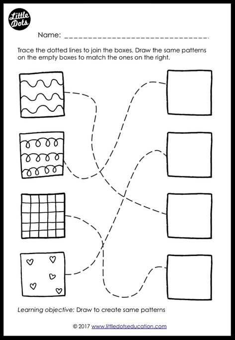 Preschool Patterns Matching Worksheets and Activities Matching Worksheets For Preschool, Preschool Pattern Worksheets, Pattern Worksheets For Kindergarten, Teaching Patterns, Preschool Patterns, Worksheet For Kindergarten, Preschool Activities Printable, Visual Perception Activities, Pattern Worksheet