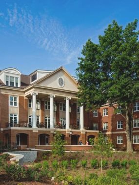 The Ultimate Guide To Dorms At UGA - Society19 Uga Housing, Uga Dorm, Sanford Stadium, Girl Dorms, School Break, Residence Hall, Long Hallway, Air Conditioning Unit, Dining Hall