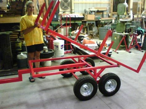 Build your own tractor cart? - MyTractorForum.com - The Friendliest Tractor Forum and Best Place for Tractor Information Dump Cart, Homemade Tractor, Atv Trailers, Tractor Implements, Trailer Plans, Farm Gate, Dump Trailers, Trailer Build, Diy Welding