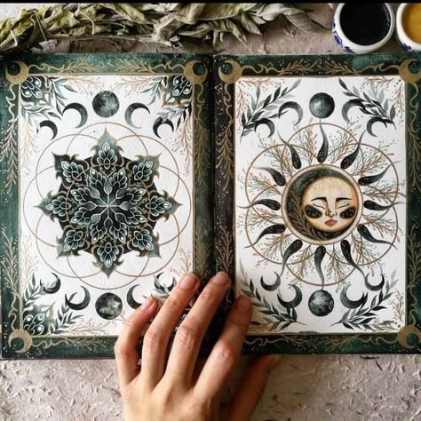 Grimoire Design, Journaling Examples, Old Sketchbook, Sketchbook Spread, Balance Life, Artist Journal, Journal Aesthetic, Arte Sketchbook, Sketchbook Inspiration