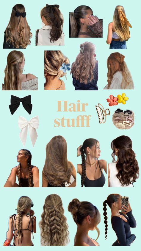 Preppy Hairstyles, Girly Hairstyles, Competition Hair, Hairstyle Examples, Easy Hairstyles For Thick Hair, Types Of Hair, Hairstyles For Layered Hair, Hairstyles For Medium Hair, Hair Tips Video