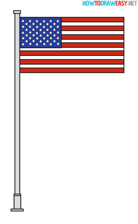 #USA #US #USFlag #Flag #Drawing #DrawingTutorial #America #American #IndepencedDay #Art American Flag Drawing Easy, Usa Flag Drawing, American Flag Drawing, America Drawing, American Flag Coloring Page, American Drawing, Cute Halloween Coloring Pages, Flag Images, Flag Drawing